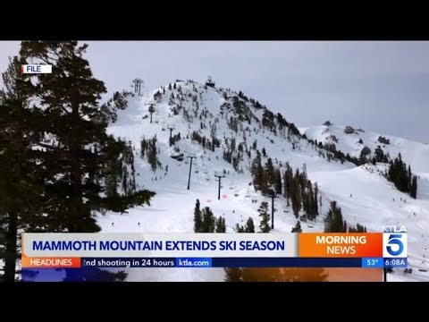 Mammoth Mountain ski season extended after late winter storm