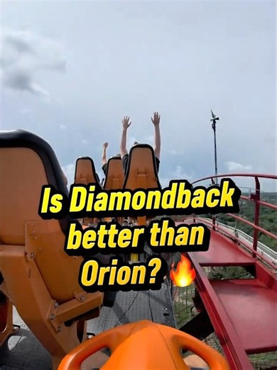 LAST ROW POV on Diamondback is INSANE 🔥 Is it better than Orion?