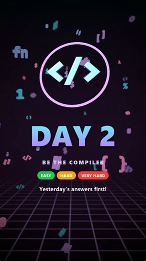 Can you solve all 3? 🧠 Coding Quiz Day 2 #shorts