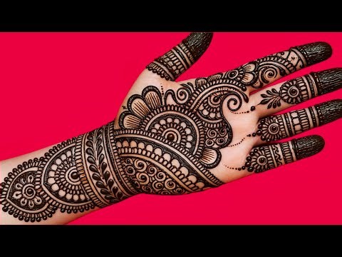 New simple arabic mehndi designs | Easy mehndi design | mehndi designs | mehndi