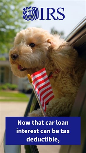 With the One, Big, Beautiful Bill, car loan interest may be tax deductible. Learn the specifics from the #IRS at: https://ow.ly/A1uL50XQE1c | IRS