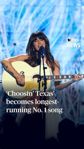 ‘Choosin’ Texas’ becomes longest-running No. 1 song