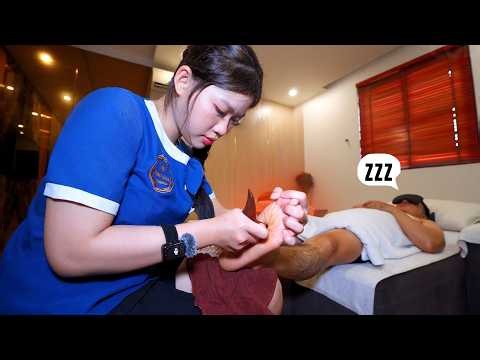 ASMR 🔥 She Cured My Tired Feet! Relaxing Foot & Body Massage