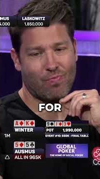 Jeremy Ausmus DENIED Poker Masters Purple Jacket!