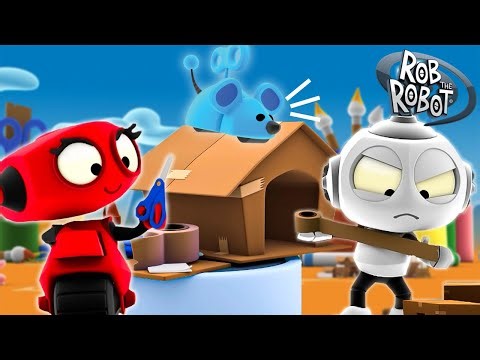 Craft Planet House Build Challenge! 🏠🛠️ | Rob The Robot | Preschool Learning