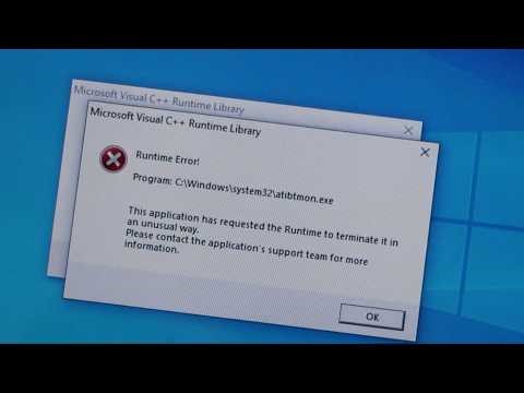 How To Fix Windows 10 Runtime Error