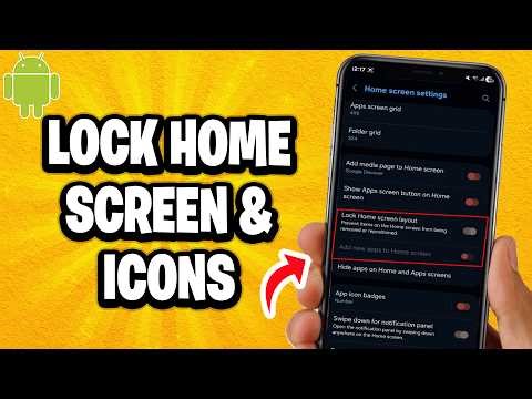 How to Lock the Home Screen & Icons on your Android Phone (Best Method)