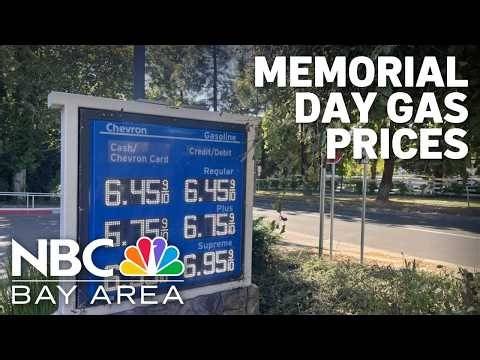 For Memorial Day weekend, California gas prices are the highest since 2022