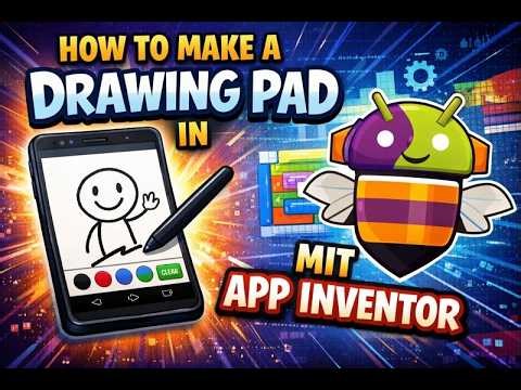 How to make a drawing pad in MIT App Inventor