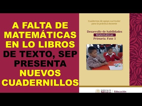 I am a teacher: Due to a lack of math content in textbooks, the Ministry of Education (SEP) is pr...