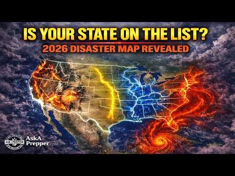2026 Natural Disaster Map. Is Your Area on the List?