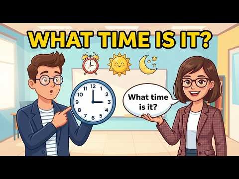What Time Is It? Learn to Ask and Tell Time in English