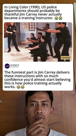 Jim Carrey Was the LAST Person You’d Want Training Police 😂 | In Living Color (1990)