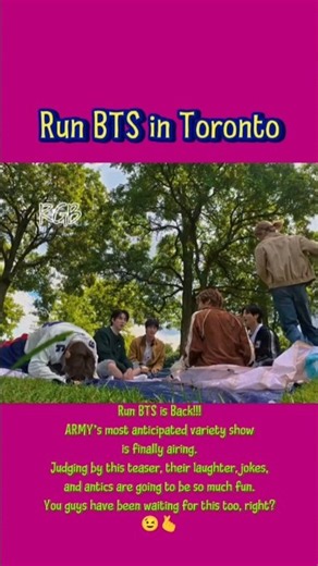 Run BTS in Toronto Teaser Breakdown! BTS Being Unhinged & Funny