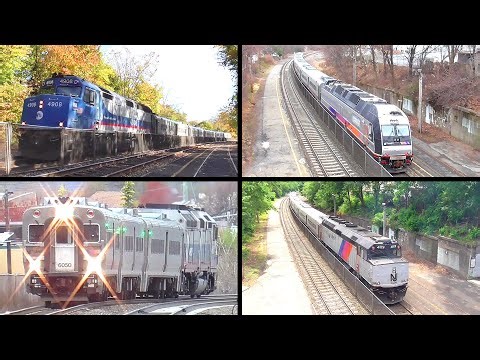 Kingsland Train Station Memories Through the Seasons: NJ Transit Aqua Train, 4119, 4205, 6050 & More