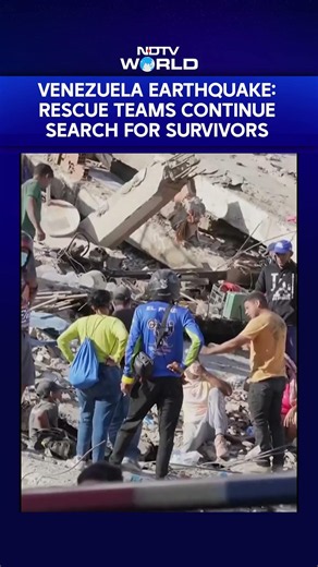 Venezuela Earthquake: Rescuers Search Through Rubble for Survivors in La Guaira