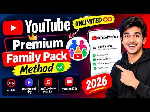 YouTube Premium Family Pack Method & Setup Guide