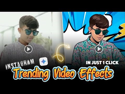 Instagram Trending Caricature Comic Style Reel Editing | COMIC STYLE Weeding Reel Tutorial