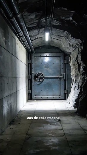 🔥Le bunker secret construit pour survivre à l’apocalypse nucléaire 😨 #Shorts #viral #Histoire