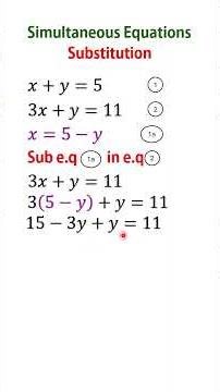 Simultaneous Equation