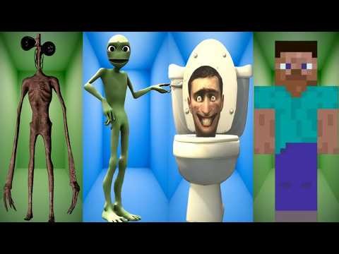 Epic Tiles Hop🔥Coffin Dance | Siren Head, Alien Dance, Gru & Skibidi Toilet #trending #dance #battle