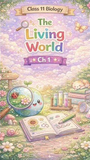 👇🏻check description 🌷#class11biology #chapter1 #livingworldclass11th