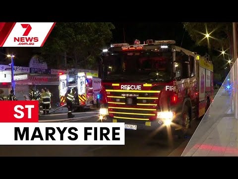 Fire contained at St Marys construction site | 7NEWS