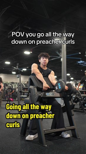 Contrary to what you might think, there is in fact a safe way to fully go all the way down on preacher curls — it’s by being 100% in control of the weight, not egolifting, and taking time to properly warmup. And once you get comfortable with the movement I will tell you, the preacher curl is one of the best biceps exercises period and I have not found an exercise quite like it. It’s extremely stable, resistance profile is ideal for biceps growth, and makes it easy not to bring in other muscle gr