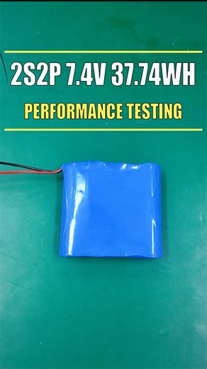 Step-By-Step Charge-Discharge Testing of a 2S2P 7.4V 37.74Wh Battery for BMS Medical Devices#battery