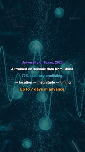 AI predicts earthquakes up to 7 days in advance with 70% accuracy — matching existing warnings for 8