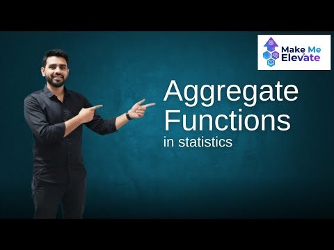 Aggregate Functions In Statistics