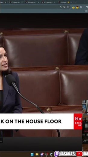 AOC's Powerful Speech on House Floor! #Shorts