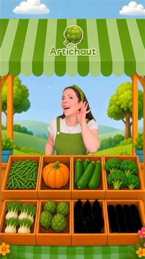 🇫🇷 Listen & Repeat Vegetables in French | Part 2 #kids #education #beginners #vocabulary #toddlers