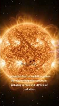 What Is a Solar Flare? ☀️ The Explosive Power of the Sun Explained! #SolarFlare