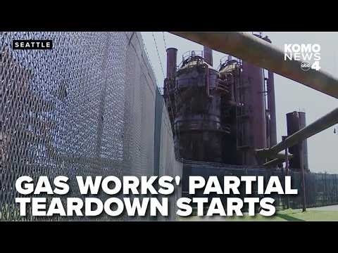 Hazard removal starts at Seattle’s Gas Works Park; visible demolition to start next week