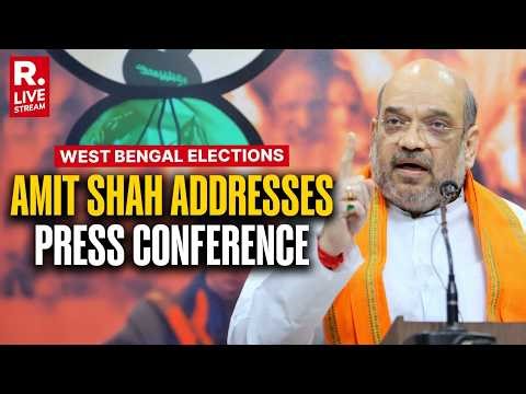 West Bengal Elections LIVE: Home Minister Amit Shah Addresses Press Conference In Kolkata | BJP |TMC