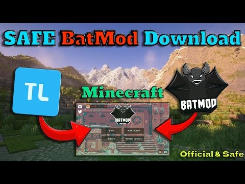 How to Download and Install BatMod for Minecraft🔥