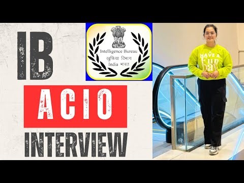 IB ACIO mock interview | Intelligence bureau acio Grade-II / Executive interview | PD Classes