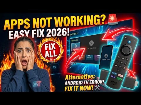 Android TV Apps Not Working After Update? EASY FIX! (2026) | TV Box Solution)