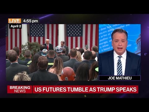 Bloomberg Television coverage of Liberation Day Tariffs.