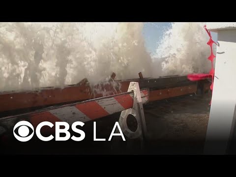 Long Beach residents face massive cleanup after powerful waves destroy homes, boardwalk