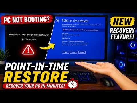 Fix Windows Boot Problems with Point in Time Restore (Windows 11 Recovery Guide)