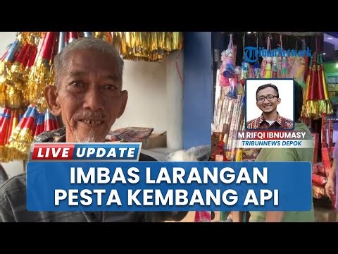 Pedagang Petasan di Pasar Depok Jaya Sepi Pembeli Buntut Larangan Pesta Kembang Api saat Tahun Baru