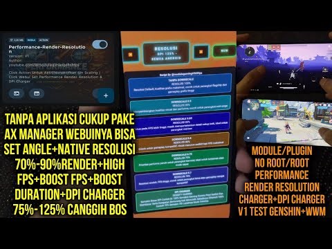 🔥Game Berat Auto Lancar Apalagi Gane Ringan! Macam Genshin/WWM Lag/Freeze? Module/Plugin Performance