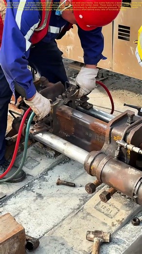 Forging the Rails: Precision and Power in Modern Rail Construction