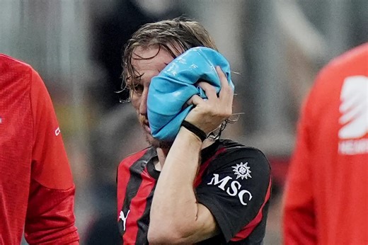 AC Milan and Croatia midfielder Modric breaks cheekbone and in race to be World Cup ready