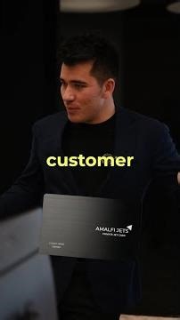 Kolin and Dylan strategize to secure a jet card client. #FlyAmalfi #PrivateJet