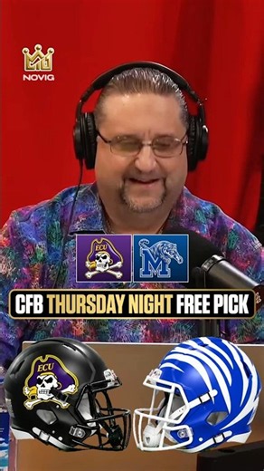 Thursdays NCAAF 🏈 East Carolina vs Memphis 🏟️ #CFB #NCAAF #ECU #Memphis
