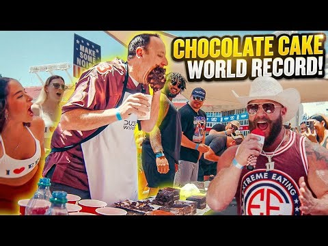 4 NFL Linemen vs. Joey Chestnut - NEW WORLD RECORD