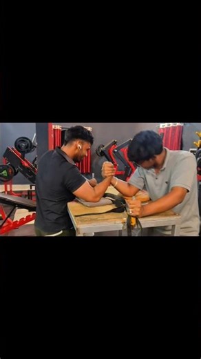 ARM WRESTLING WITH NEW DOST 💪#shorts #viral #armwrestling